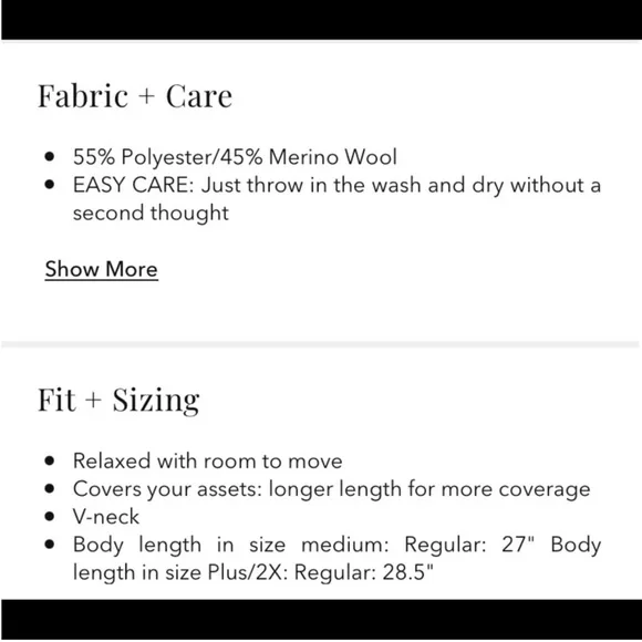 Athleta Hanover Light Blue V-Neck Sweater - Picture 2 of 10